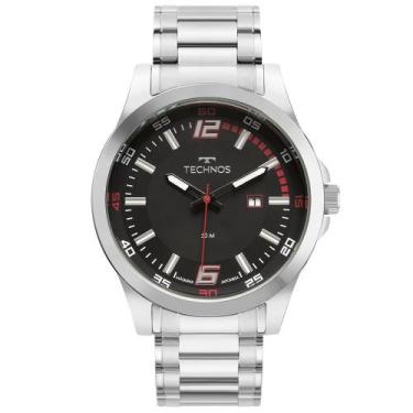 Imagem de Relógio Technos Masculino Racer Prata - 2115NBB/1K