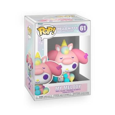 Imagem de Epic Collectibles Hello Kitty and Friends - My Melody Unicorn Party Vinyl Figure Collectibles Bundle with Compatible Funko Box Pop Protector