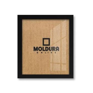 Imagem de Quadro Moldura Decorativa 40x30 Para Foto 30x40 C/ Vidro Sala Quarto -