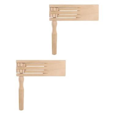 Imagem de YIJU 2 peças instrumentos de catraca brinquedos educativos práticos castanholas de madeira barulhentas para eventos pré-escolares esportes festa presente