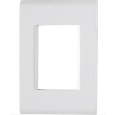Imagem de Kit 8 Placa 3 Postos Juntos 4x2 Tramontina Liz Branca