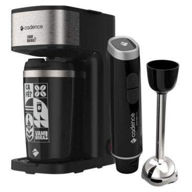 Imagem de Kit Black Cadence - Cafeteira Vambora E Mixer Inox 220V, 220V