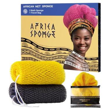 Imagem de Esponja de banho Body Scrubber RelaxScene African Net 2 peças
