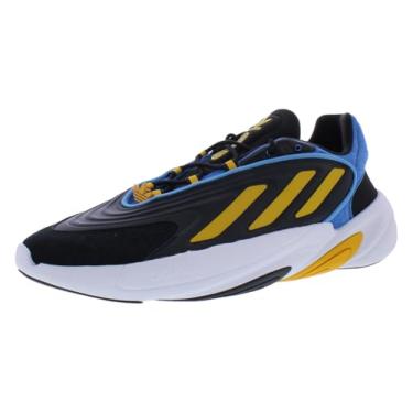 Imagem de adidas Tênis masculino Ozelia, Core Black/Collegiate Gold/Pulse Blue-multicolorido, 43