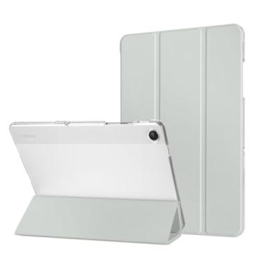 Imagem de HOICHOE Capa para Galaxy Tab A9+/A9 Plus 5G 11 polegadas 2023, capa protetora inteligente de suporte fino com capa traseira de policarbonato translúcido fosco para Galaxy Tablet A9+ (SM-X210/X216/X218