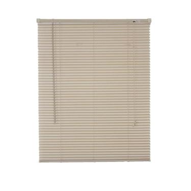 Imagem de Persiana Horizontal Pvc Bege 100X220 Com Kit De Instalação