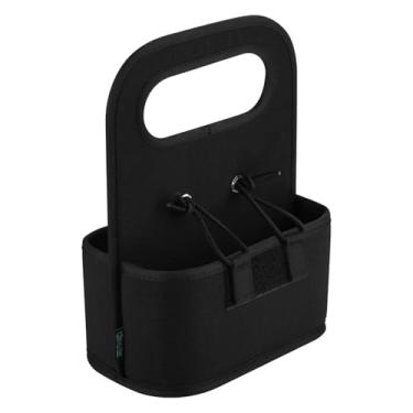 Imagem de Beautyflier Suporte de 6 garrafas para garrafas de molho picante, comporta garrafas padrão de 142 g, suporte de condimentos para óleo, molhos, vodca, ketchup, tabasco, mel para fãs de molho picante,