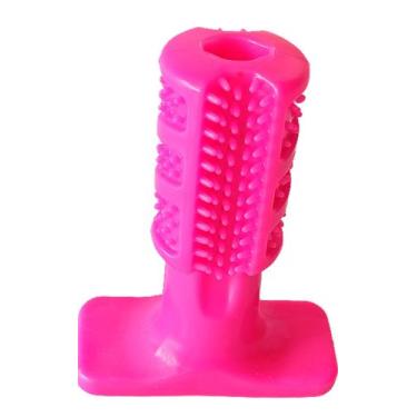 Imagem de Escova Dente Pet Clean Mordedor Canino Cao Gato Remove Tartaro - Peq -