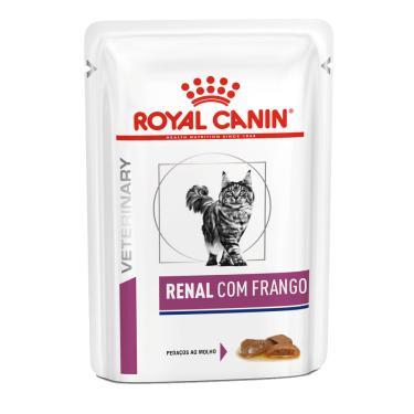 Imagem de Ração Úmida Sachê Royal Canin Veterinary Diet Renal Gatos Adultos 85g