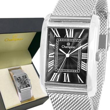 Imagem de Relógio Masculino Analógico Champion Prata Original Garantia