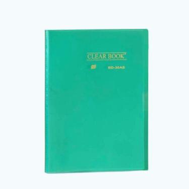Imagem de Pasta Catalogo Clear Book A4 com 30 Folhas - YES - VERDE