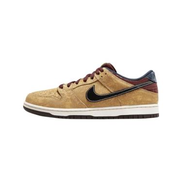 Imagem de Nike Tênis de skate masculino SB Dunk Low Pro, Celestial Gold/Black-Dark Team Red, 38