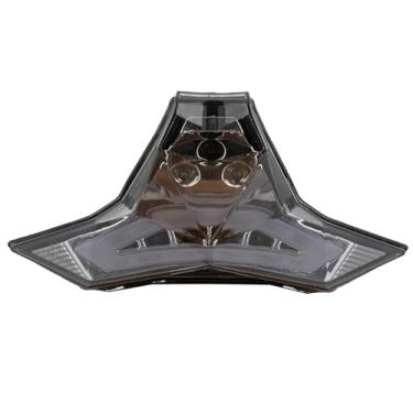 Imagem de TOPZONE Adequado para Kawasaki 2014-2018 ZR1000 Z1000 / Z1000 ABS; luz traseira de freio + conjunto de combinação de idicador de seta integrado (moke)