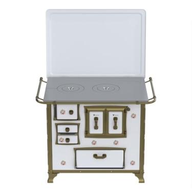 Imagem de Fogão a Lenha GII N 2 Renaissance Branco Buque Saida Direita