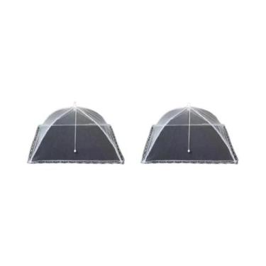 Imagem de Capa De Alimentos Anti-Mosquitos Dobrável Estilo Guarda-Chuva Para Coz