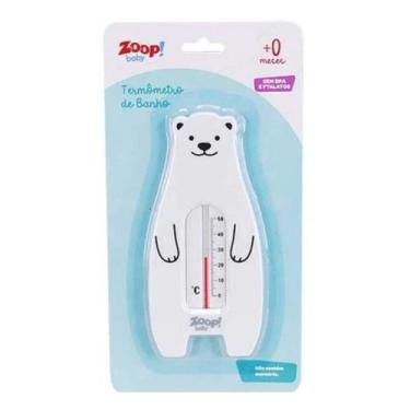 Imagem de Termômetro de Banheira Bebê Analógico Temperatura Banho Urso Zoop Baby