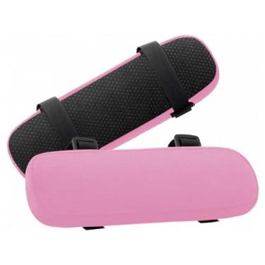 Imagem de 2 peças almofada de apoio de braço macia de espuma PP para cadeira de casa/escritório, capa de apoio de braço para jogos