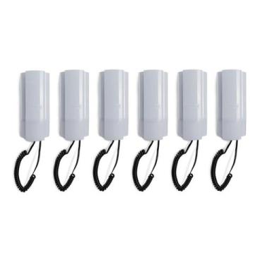 Imagem de Kit 6 Interfones de Condomínio Intelbras TDMI 300 com Teclas de Portar