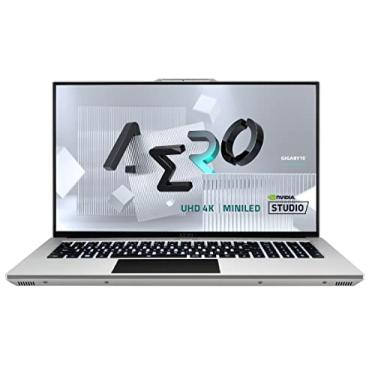 Imagem de GIGABYTE AERO 17 YE5: 17,3" 4K/UHD miniLED 120Hz, Intel Core i7-12700H, NVIDIA GeForce RTX 3080 Ti Laptop GPU 16GB GDDR6, 32GB DDR5 RAM, 2TB SSD, Win11 Pro (AERO 17 YE5-74US748HP)