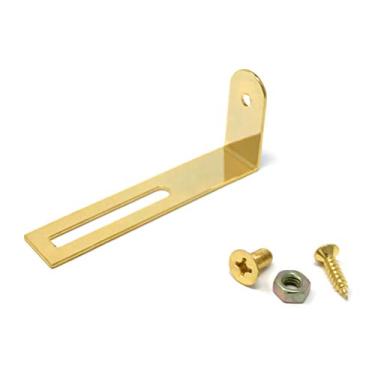 Imagem de Suporte de montagem Gold Pickguard compatível com guitarra elétrica Gibson Epiphone Les Paul com parafusos da VINTAGE FORGE | LPB10-GLD