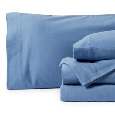 Imagem de Springtree Home Lençóis de flanela portuguesa de luxo | Lençóis de flanela Queen Size | 100% algodão | Jogo de lençol ultramacio, quente e respirável | Jogo de lençol de inverno com bolso profundo