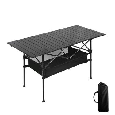 Imagem de Mesa dobrável portátil para piquenique, acampamento, fácil de transportar, com bolsa de armazenamento, resistente, para trailer, churrasco, cozinha, interior, exterior, festa, pátio, piquenique