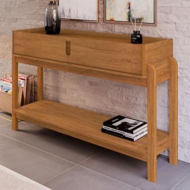 Imagem de Aparador Lizz 2 Gavetas Cedro - Casa D, Cedro