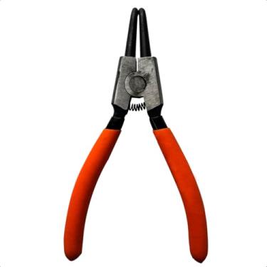 Imagem de Alicate Anel Externo Curvo 7 Polegadas Profissional Aço Carbono