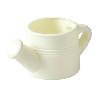 Imagem de IEUDNS Vaso inquebrável para flores, decoração para casa, mesa, arranjo floral para escritório, sala de estar, mesa, entrada, vaso de flores, Branco
