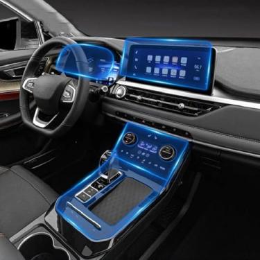 Imagem de XIUXIYING Película protetora de TPU para console central de carro, para Chery Tiggo 7 Pro 2020-2022
