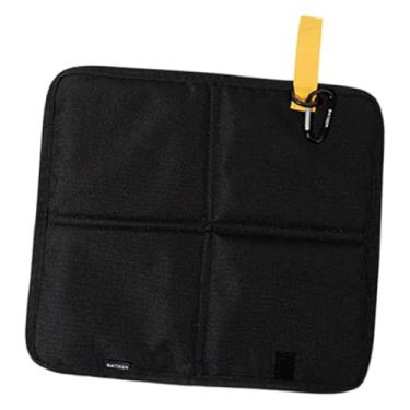 Imagem de menolana Tapete de acampamento Oxford tecido confortável versátil presentes almofada de assento à prova d'água acessórios para pesca atividades, Preto