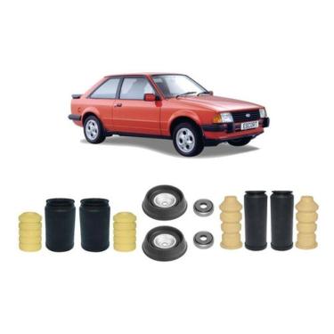 Imagem de 4 Kit Coxim Dianteiro + Batente Traseiro Escort 1983 1984 85