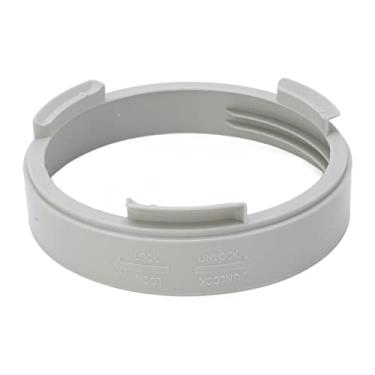 Imagem de Couplador de mangueira de exaustão do ar condicionado 5.9in no sentido horário no sentido anti -horário ABS Conector de mangueira de exaustão portátil para ar condicionado portátil