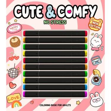 Imagem de Livro - Cute & Comfy New Edition - No Stress - Livro de Colorir Adulto