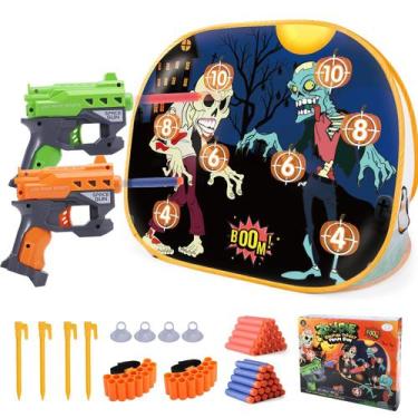 Imagem de Jogo de tiro de zumbis Practice Target com Foam Dart Blasters - BananM