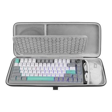 Imagem de Capa de teclado Geekria Hard Shell Travel Bag para 75% de 84 teclas