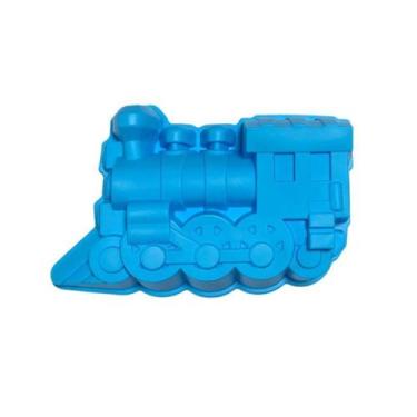 Imagem de Forma Molde Silicone Trem Trenzinho 30Cm Bolo Doce Chocolate - Luyke