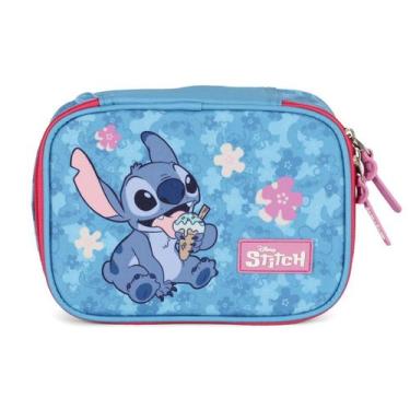 Imagem de Estojo Box Escolar Juvenil Stitch Angel PINK - Luxcel
