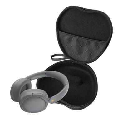 Imagem de Bonsava Capa para fone de ouvido Edifier W820 NB Pro, cor pura, Bluetooth, sem fio, bolsa de armazenamento em EVA com caneta de limpeza