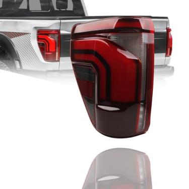 Imagem de Dasbecan Conjunto de luz traseira de LED do lado esquerdo do motorista com ponto cego (módulo não incluído) compatível com Ford F150 Lariat Raptor Platinum 2024 2025 substitui RL3Z-13405-B RL34-13B505