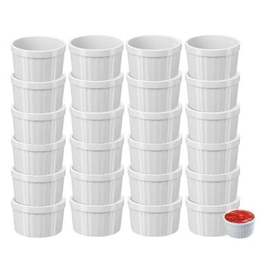 Imagem de Kit24 Molheira Ramekin Potinho Pote Molho Petisco Coza 150Ml