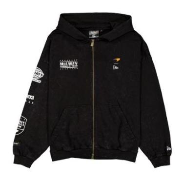 Imagem de Moletom New Era  McLaren Graphic Full-zip Preto-Masculino