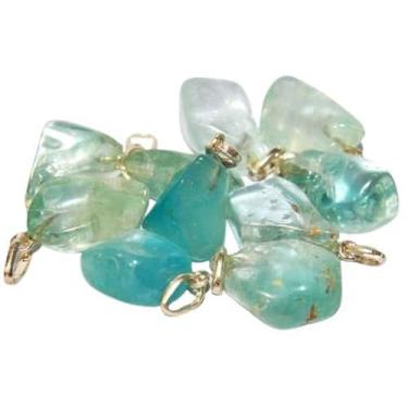 Imagem de Pingente de Topázio Azul Natural em Prata 950 - 05 Unidades Atacado - 