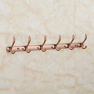 Imagem de Toalheiros, conjunto de ferragens de banheiro conjunto de toalheiro rosa bronze marrom, barra de toalha, suporte de papel higiênico, toalha, kit de acessórios de banheiro montado na parede/ganchos de