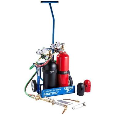 Imagem de Conjunto Solda Acetileno/Oxigênio Prático Economy - Condor