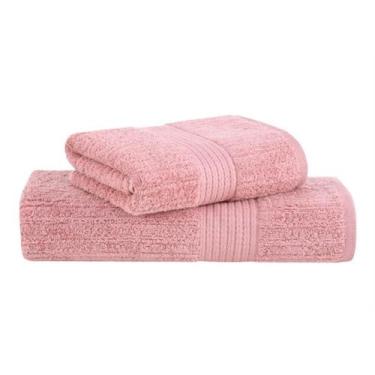 Imagem de Jogo Toalha de Banhão e Rosto Buddemeyer 2 Peças Luxo Premium Fio Pent