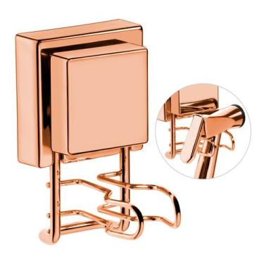 Imagem de Suporte Porta Ducha Chuveirinho Banho Com Fixação Ventosa Para Banheir