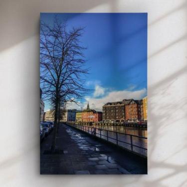 Imagem de Quadro Decorativo Amsterdam Árvore Seca e Rio - ArtBeni Quadros