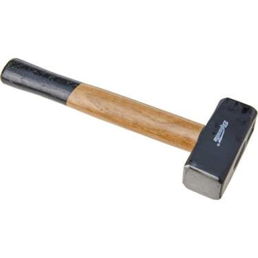 Imagem de Marreta 1 kg cabo em madeira, marreta quadrada 1000 g sparta 1090556 -