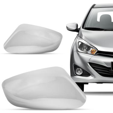Imagem de Aplique Cromado Maçaneta Retrovisor Sem Pisca Hyundai HB20 2013 à 2019 Par